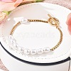 304 Stainless Steel Cardano Chains Braclets for Women BJEW-C089-10G-2