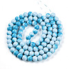 Baking Paint Glass Beads Strands DGLA-N012-10mm-05-2