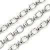 304 Stainless Steel Oval Link Chains CHS-S012-08P-1