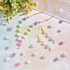 HOBBIESAY 200Pcs Opaque Acrylic Beads Connector Charms FIND-HY0001-30-5