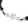 Heart & Star Tibetan Style Alloy Link Bracelets BJEW-JB101002-4