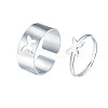 2Pcs Alloy Finger Rings Sets WG95AE9-02-2