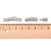 Tarnish Resistant Column 304 Stainless Steel Matte Bayonet Necklace Clasps LS-STAS-I013-4mm-A-4