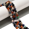 Natural Carnelian/Lapis Lazuli/Labradorite/Amazonite/Apatite Beads Strands G-K382-A01-01-2