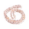 Faceted Electroplated Glass Beads Strands GLAA-G092-C01-3