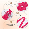 2 Yards Flower Polyester Lace Trim OCOR-CY0001-19B-5