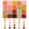 DIY Round Glass Beads Jewelry Making Finding Kits DIY-YW0009-33F-1