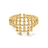 Brass Hollow Wide Open Cuff Rings RJEW-N046-08G-RS-2