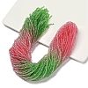 Transparent Painted Glass Beads Strands X1-DGLA-A034-T4mm-A18-1