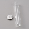 Transparent Glass Bottle Pendants GLAA-WH0039-03S-2