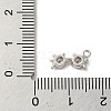 Brass Micro Pave Cubic Zirconia Charms KK-C043-05P-3