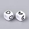 Opaque Acrylic Beads SACR-Q001-09B-3