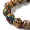 Dyed Natural Imperial Jasper Beads Strands G-Q161-A02-03-3