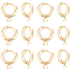 Unicraftale 20Pcs 201 Stainless Steel Huggie Hoop Earring Findings STAS-UN0056-86-1