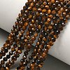 Natural Tiger Eye Beads Strands G-A129-3mm-C02-6