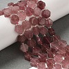 Natural Strawberry Quartz Beads Strands G-P534-A03-01-2