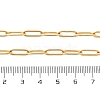 Ion Plating(IP) 304 Stainless Steel Paperclip Chain Necklace X-NJEW-D045-14G-4