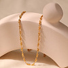 Brass Chain Necklaces for Women PW-WG261E1-01-3