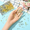 300Pcs 6 Styles Iron Safety Pins NEED-YW0001-08-4