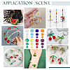 1440Pcs 24 tyle Glass Beads Strands EGLA-GO0001-09-5