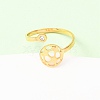 304 Stainless Steel Cuff Open Rings LS-RJEW-D337-01C-G-5