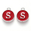 Platinum Plated Alloy Enamel Charms LS-ENAM-S118-03S-P-1