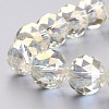 Electroplate Glass Bead Strands EGLA-J140-FR02-16mm-3