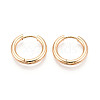 304 Stainless Steel Hoop Earrings EJEW-T048-24A-G-1