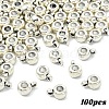 100Pcs Tibetan Style Tube Bails TIBE-YW0001-89AS-1