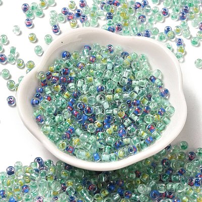Transparent Glass Round Seed Beads SEED-B001-05A-09-1