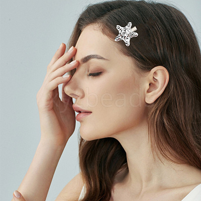 Zinc Alloy & Iron Alligator Hair Clips PHAR-SP0001-04A-1