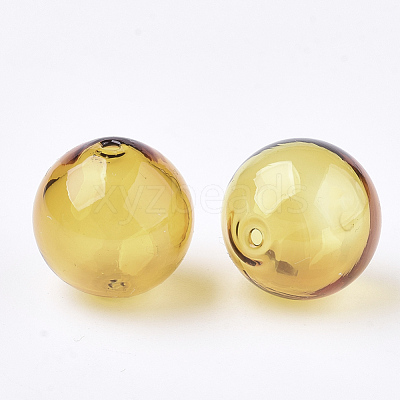 Handmade Blown Glass Beads BLOW-T001-32B-02-1