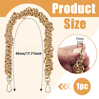 1Pc Alloy Purse Chains for Bag Replacement Accessories FIND-PH0029-22B-1