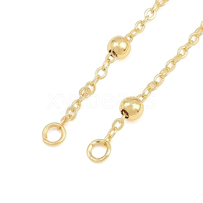 Brass Box Chain Bracelet Making KK-CBADBBF-03G-1