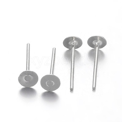Rack Plating Iron Ear Studs Findings X-IFIN-M029-06P-NR-1