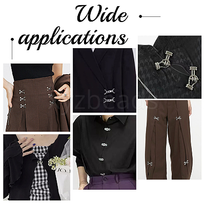 6Pcs Alloy Snap Lock Clasps FIND-BC0004-74-1