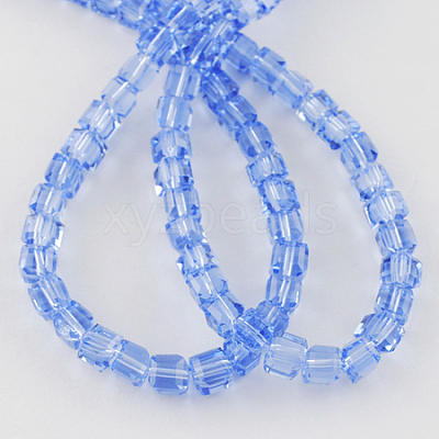 Glass Bead Strands X-GLAA-R041-6x6mm-30-1