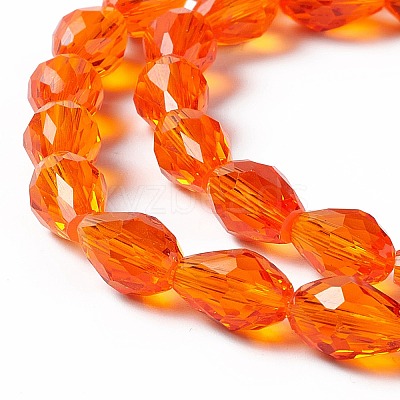 Glass Beads Strands GLAA-R024-11x8mm-18-1