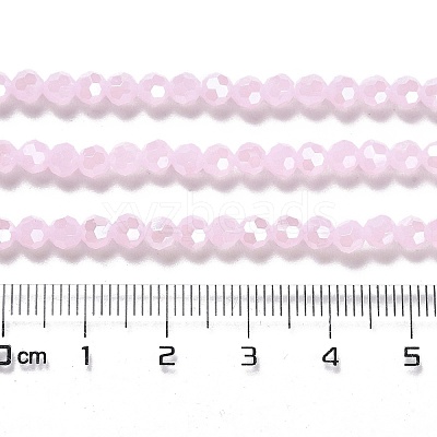 Electroplate Glass Beads Strands EGLA-A035-J4mm-A02-1