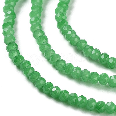 Baking Paint Imitation Jade Glass Bead Strands LS-DGLA-A034-J2MM-A10-1