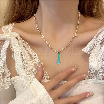 10Pcs 5 Colors 304 Stainless Steel Pendants FIND-BY0001-05-1