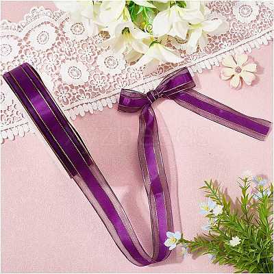 Solid Color Organza Ribbons ORIB-E005-A10-1
