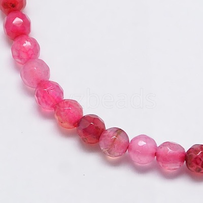 Natural Agate Round Beads Strand G-L084-4mm-10-1