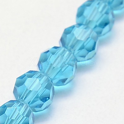 Glass Beads Strands EGLA-J042-8mm-07-1