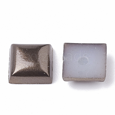 ABS Plastic Imitation Pearl Cabochons SACR-R748-6x6mm-Z46-1