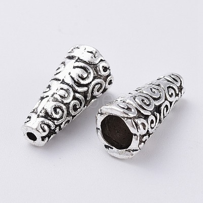 Tibetan Style Alloy Bead Cap TIBE-L003-005AS-NF-1