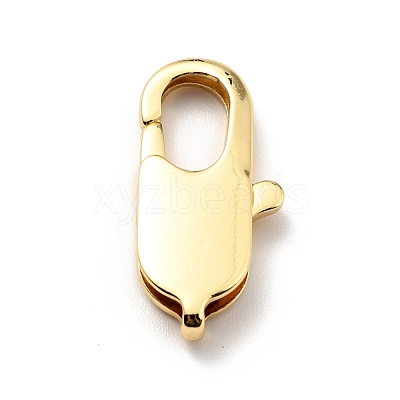 Brass Lobster Claw Clasps KK-G416-14G-1