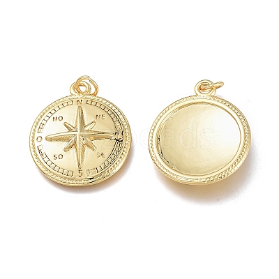 Brass Pendants X-KK-Q764-08G-1