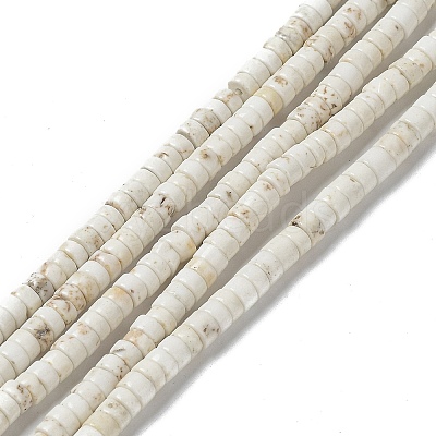 Natural Howlite Beads Strands X-G-E604-A01-B-1