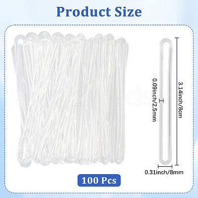 100Pcs PVC Bands FIND-CN0002-30A-1